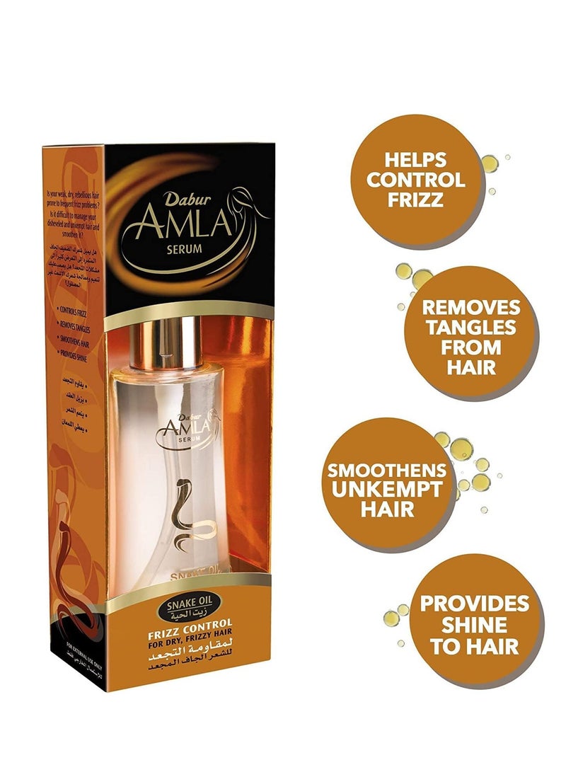 دابر سيروم دابر أملا زيت الحية للتحكم بالتجعد ٥٠ مل | نظام أملا فيتا | يُصلح ويحمي من الحرارة | للشعر الجاف والمجعد - Image 5