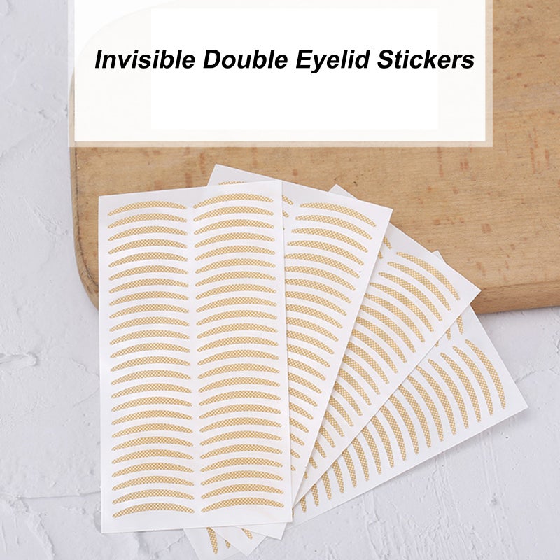 Double Eyelid Tapes Invisible Natural Double Eyelid Stickers Big Eye Decoration Mesh Lace Eyelids Fibers - Image 2