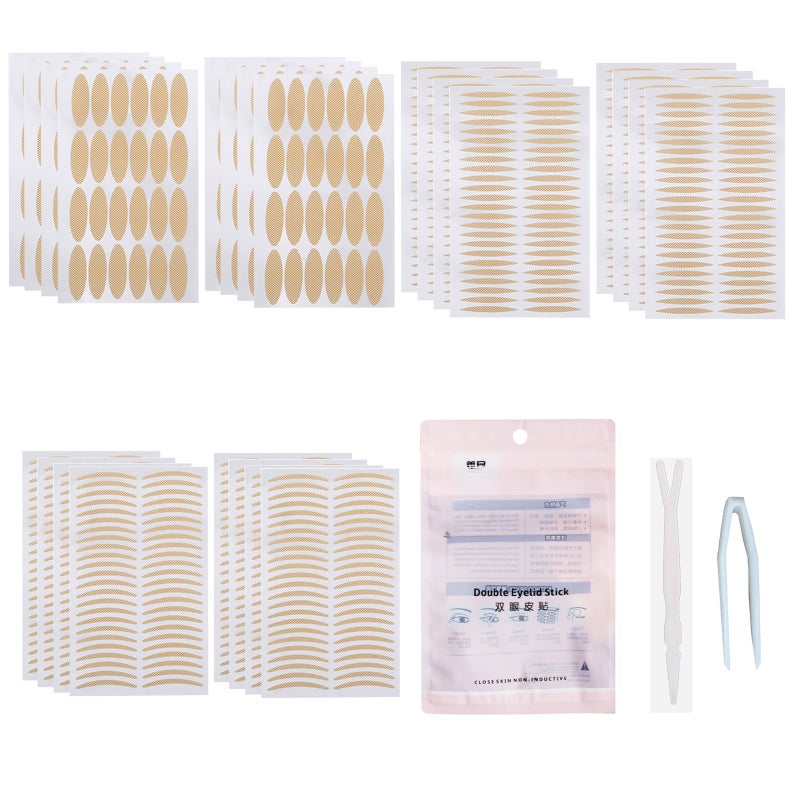 Double Eyelid Tapes Invisible Natural Double Eyelid Stickers Big Eye Decoration Mesh Lace Eyelids Fibers - Image 1