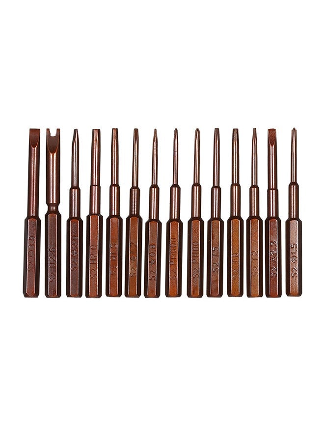 NIBEMINENT - 24 In 1 Multi-Functional Precision Telecommunication Tool Magnetic Torx Hex Slotted And Phillips Screwdrivers Set RepairTools Kit For Cellphone Laptop Multicolor 0.303kg - Image 1