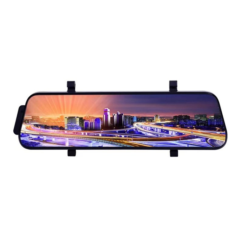 1080P DVR Dash Camera Front & Rear Dual Camera Driving Recorder with 9.66 Inch Touchscreen 170° Wide Angle Support Clear Night-Vision Parking Monitor Motion Detection Collision Locking Loop Recording - Image 1