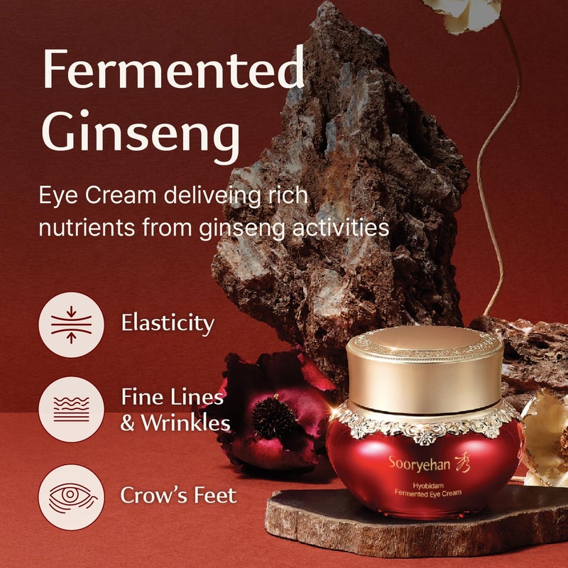 Sooryehan Hyobidam Fermented Eye Cream (0.84 fl oz) - Korean Skincare, Luxury Premium High-end Cream by LG Beauty. Intensive Skin Care. - Image 2