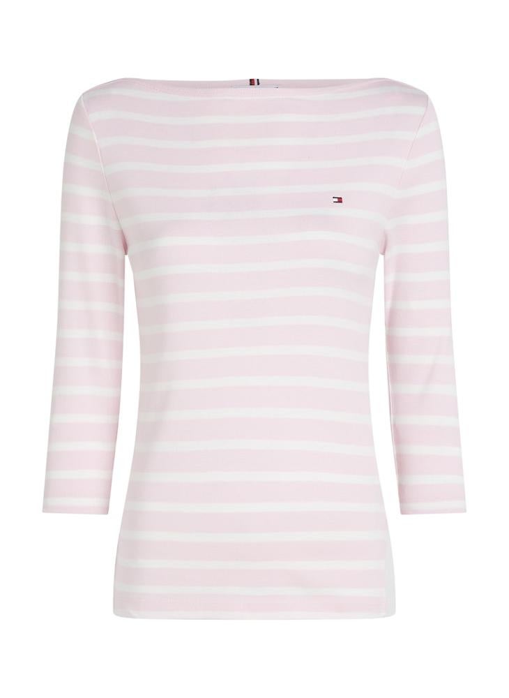 TOMMY HILFIGER Striped Crew Neck T-Shirt - Image 5
