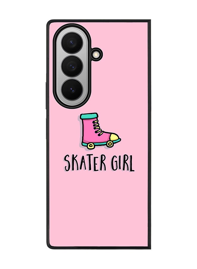 Stylizedd For Samsung Galaxy Z Fold7 Case,Slim fit Camera Protection, Shockproof Thin Phone cover  - Skater Girl
