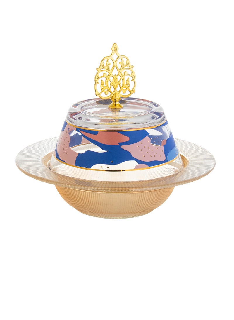 هيك تمرية زجاج غطاء زجاج تصميم عصري قطر 17.5سم - Image 1