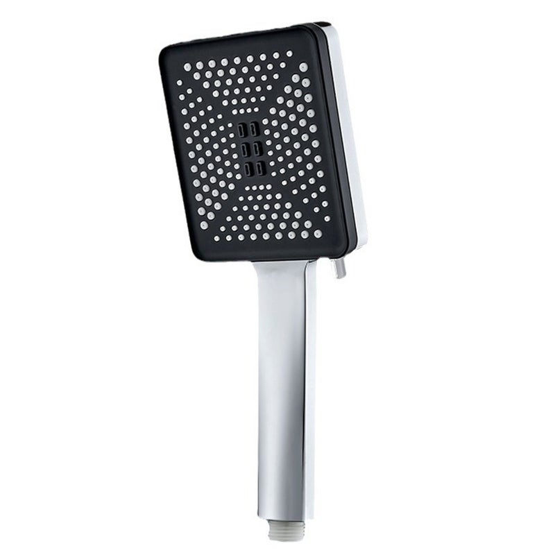 Square Shower Head: 6 Gears Anti-Fall Design - High Pressure Large Water Volume Handheld Shower for Bathroom Use