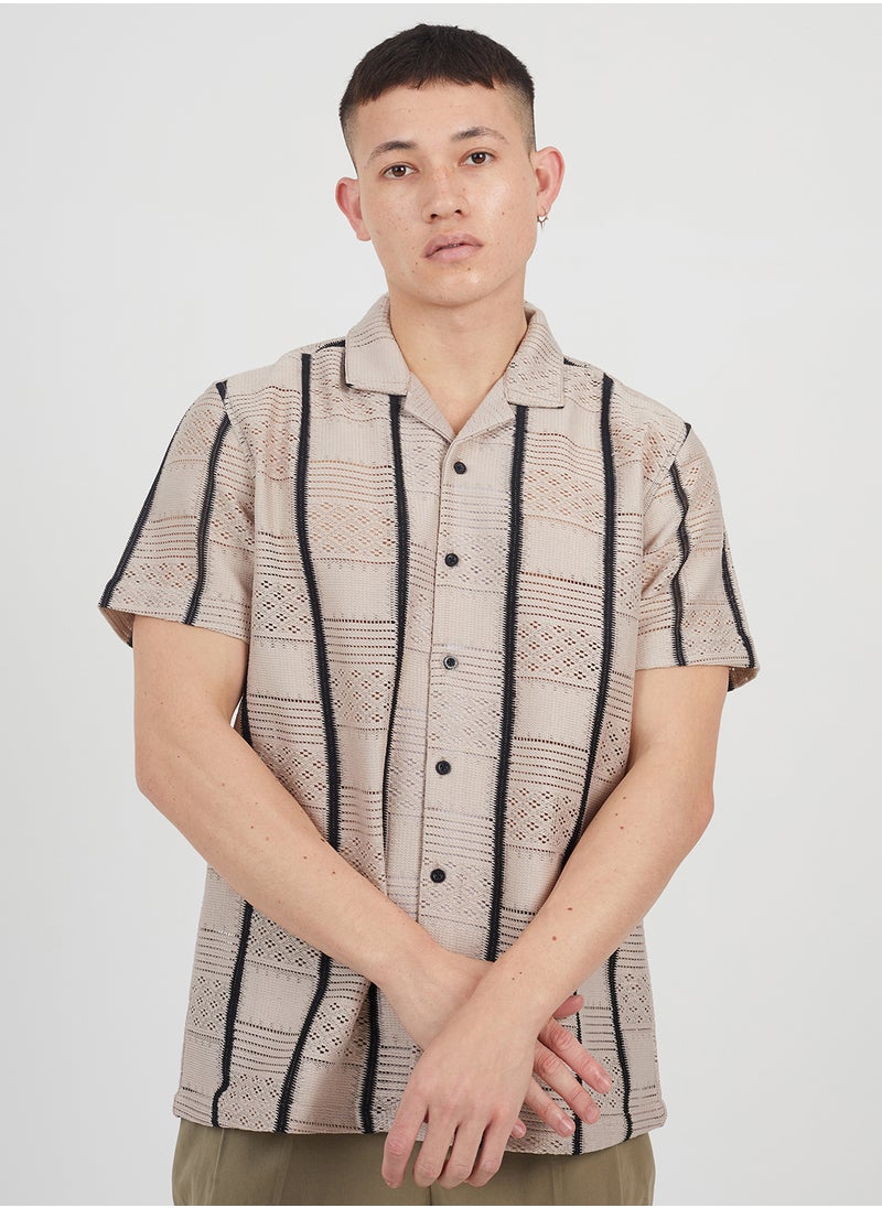 BRAVE SOUL Reverse Collar Casual Shirt  - Image 1