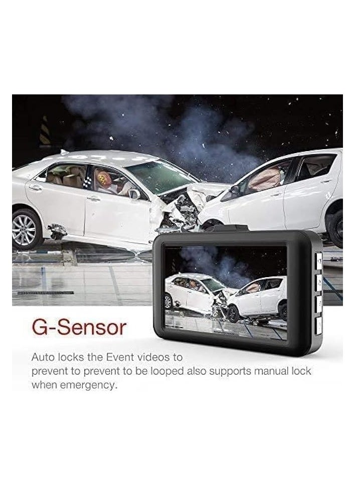 PROMASS Dash Cam Full HD 1080P Car Blackbox Car Dash Cams DVR Dashboard Camera Built In G-Sensor Loop Recorder Night Vision Support SD Card  - Image 4