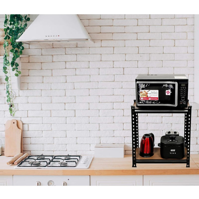 STAR WORK رف تخزين ثقيل من الصلب مع لوحات MDF قابلة للتعديل متعددة الاستخدامات [2- قسم، 2'3"X2"X1] - Image 2