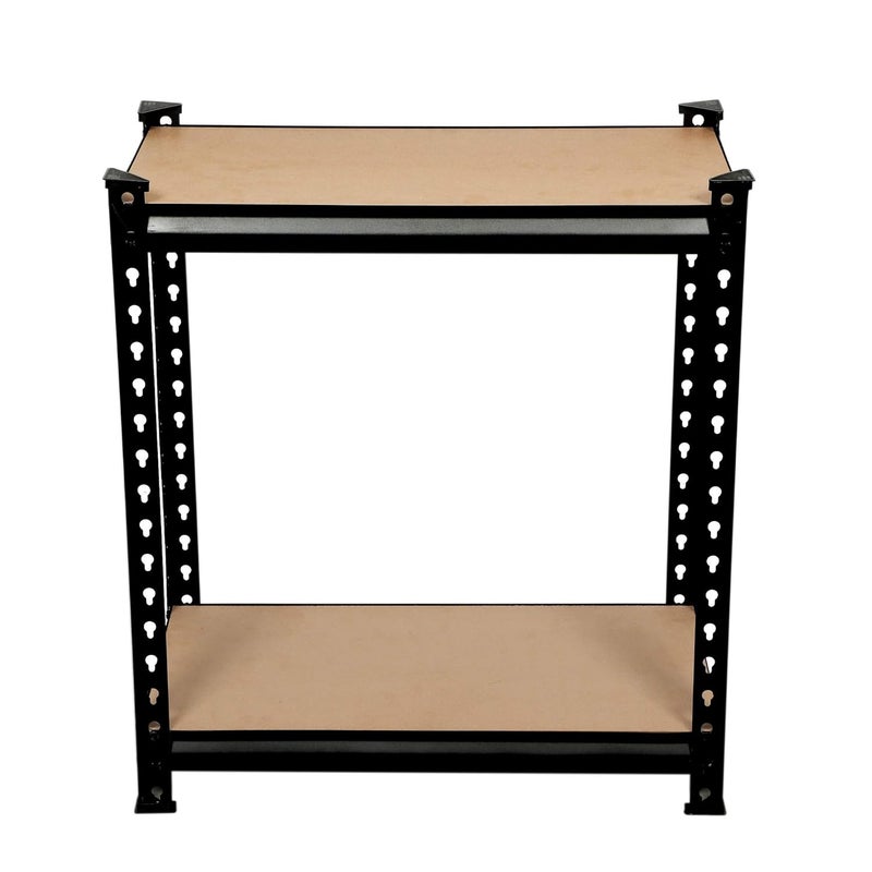 STAR WORK رف تخزين ثقيل من الصلب مع لوحات MDF قابلة للتعديل متعددة الاستخدامات [2- قسم، 2'3"X2"X1] - Image 5