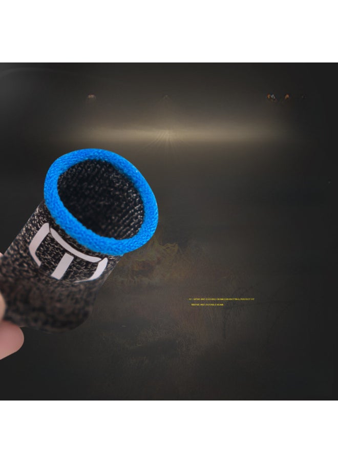 General 1824 Needle Silver F2 Fiber Electric Competition Sweat-proof Finger Sleeve Zero Broken Touch Eating Chicken Touch Screen King Game Finger Sleeve Flying Wisdom With The Same Style-Product Color:Silve  - Image 4