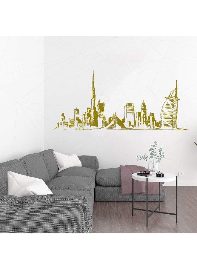 MAXPIX LLC - Dubai Skyline Wall Sticker, Wall Art Sticker for Office, Home, School - Image 3