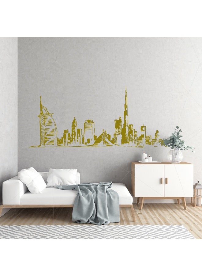 MAXPIX LLC - Dubai Skyline Wall Sticker, Wall Art Sticker for Office, Home, School - Image 2