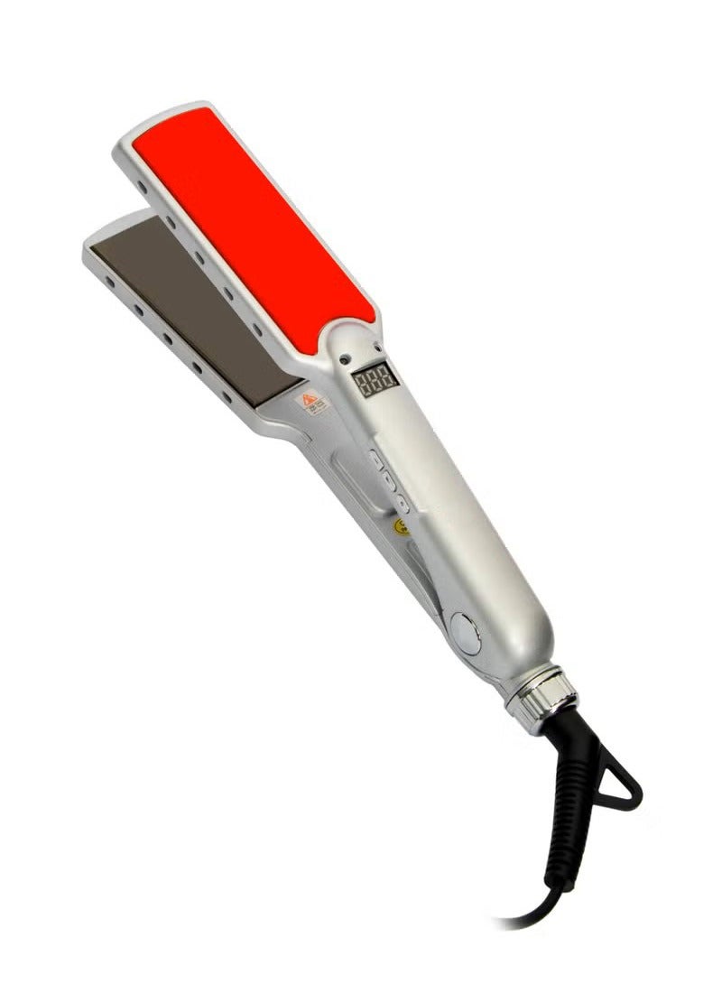 Generic Professional Digital Hair Straightener Silver/Red  - Image 5