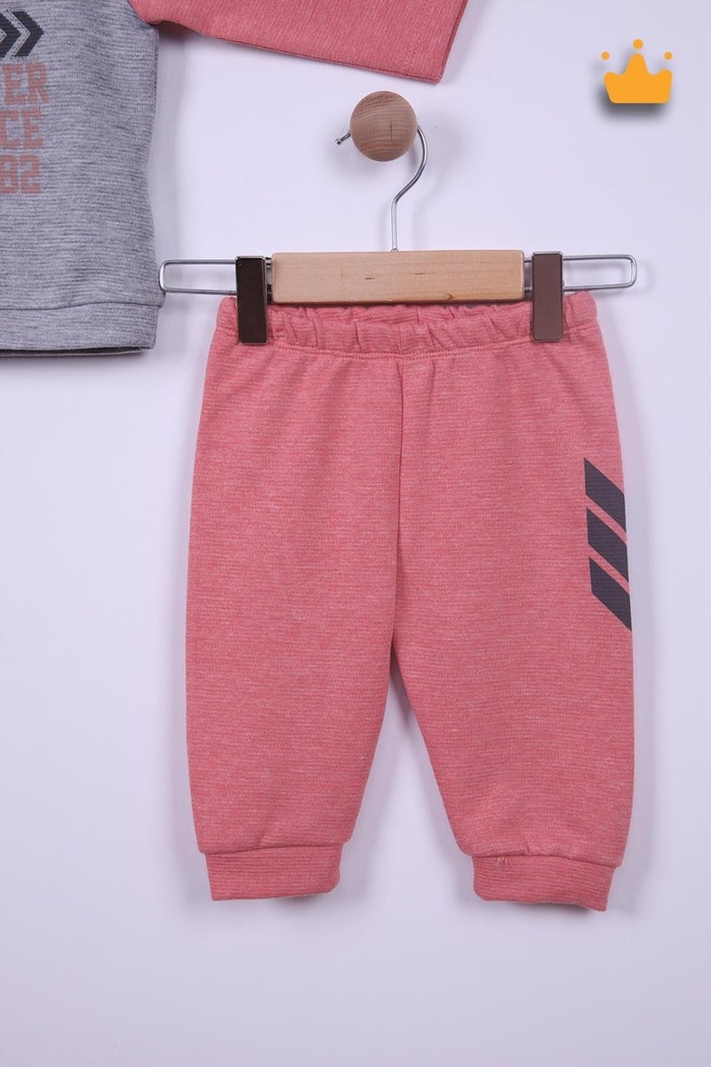 Pino Baby Babyhola 6-24 Months Never Give Up Baby Boy Tracksuit 12037  - Image 5