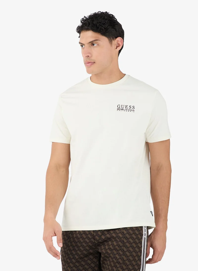 GUESS Short Sleeve Cali Logo Tee