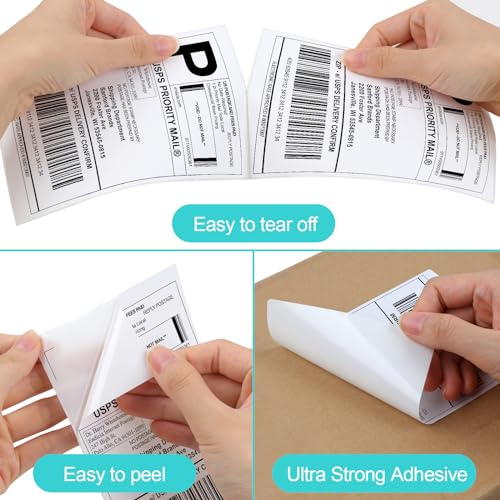 Joyberg 4x6 Thermal Labels, Shipping Labels, Strong Adhesive Thermal Label, White Printer Paper/Label - Image 4