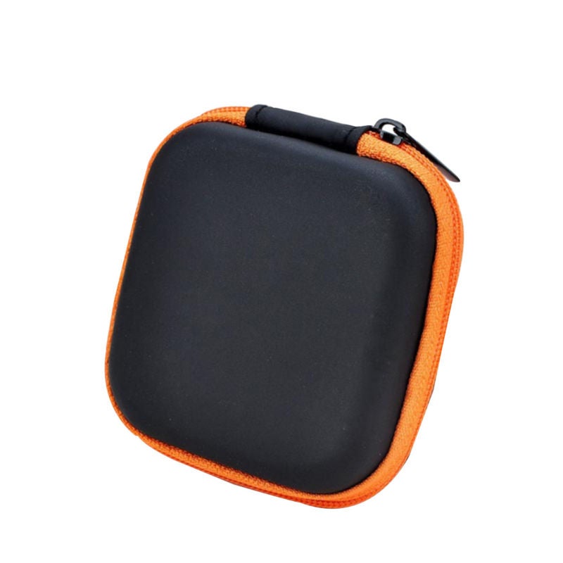 5Pcs Assorted Color Mini Headphones Storage Box Case Portable Travel Carrying Case Earphones Earbuds Headset USB Cable Pouch ( Color) - Image 4