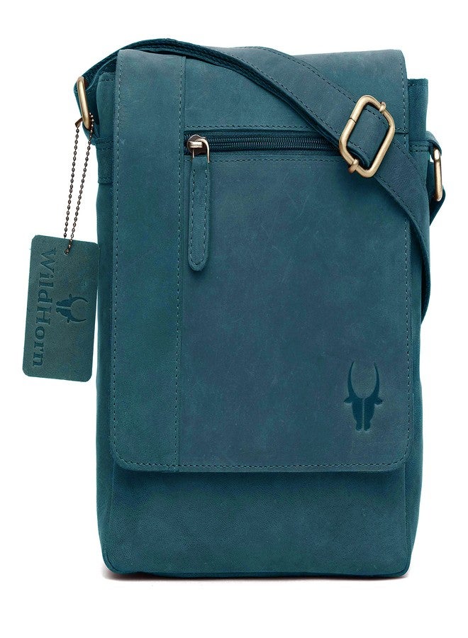 WildHorn Genuine Leather Side Bag for Men | Stylish, Spacious & Durable | Perfect for Daily Use & Travel | Adjustable Strap | 1-Year Warranty - Image 1