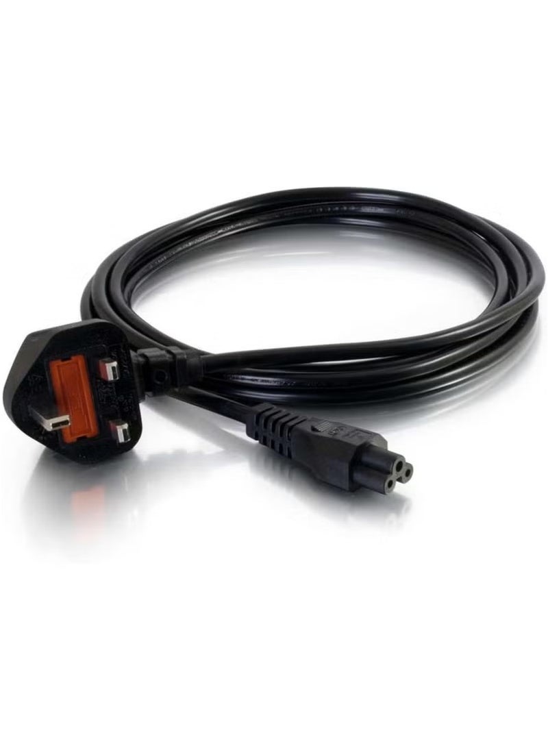 1.5M Laptop Power Cable UK Plug to C5 3 pin Laptop Power lead - Image 2