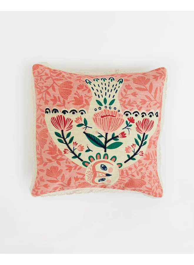 Chumbak Woodland Wonders 16" Cushion Covers Set