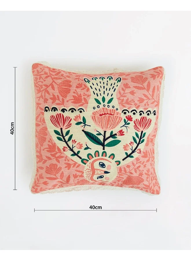 Chumbak Woodland Wonders 16" Cushion Covers Set