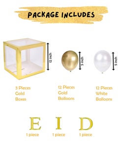 Ramadan Decoration - Eid Decoration - Eid Mubarak Decorations for Home - 3 Transparent Boxes with EID Letters & 24 Balloons - Ramadan Decor - pzsku/ZF0E50D87BBFCE186FC3DZ/45/_/1739354891/d8a58b99-6d4b-4621-a3fc-954b005e4e9d