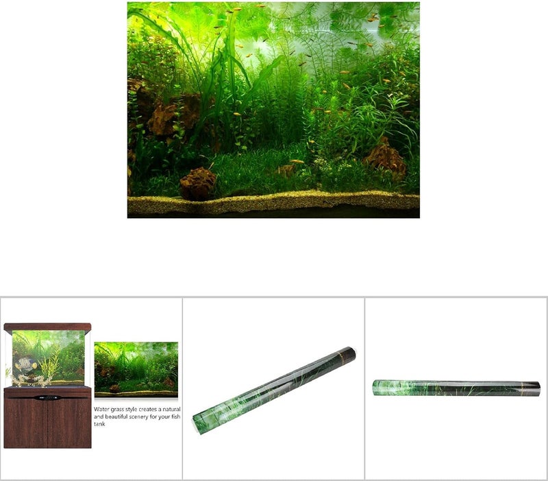 Fish Tank Background,Stunning Aquarium Backgrounds and Posters for Aquarium Decor,Nice Fish Tank Decoration Paper,Enduring,Waterproof,Self Adhesive,and Non Fading Design (122 * 46cm) - Image 4