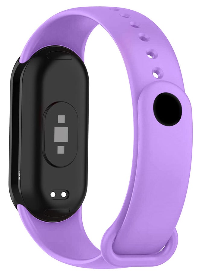 CATANES - Xiaomi Smart Band 8 and 9 Watch Bands Adjustable Comfortable Sport Replacement Strap for Xiaomi Mi Band 8 Wristband Bracelet Band for Women Men Purple - Image 1