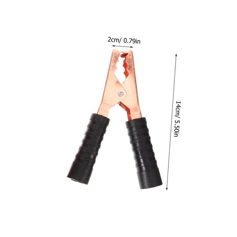 Heavy Duty Car Battery Jumper Cable Clamps 400A Copper Alligator Clips For Emergency Vehicle Start - Image 3