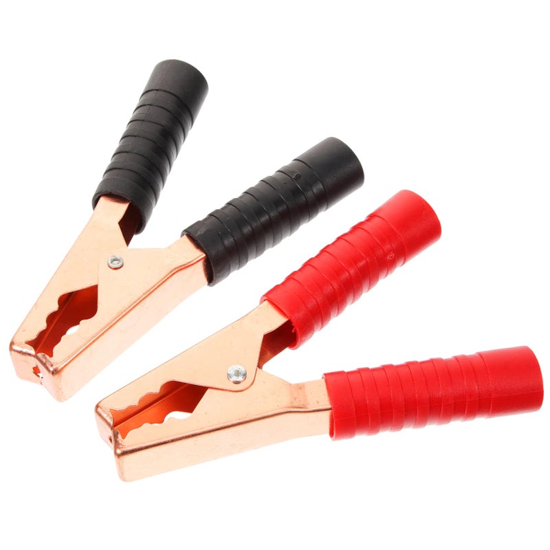 Heavy Duty Car Battery Jumper Cable Clamps 400A Copper Alligator Clips For Emergency Vehicle Start - Image 2