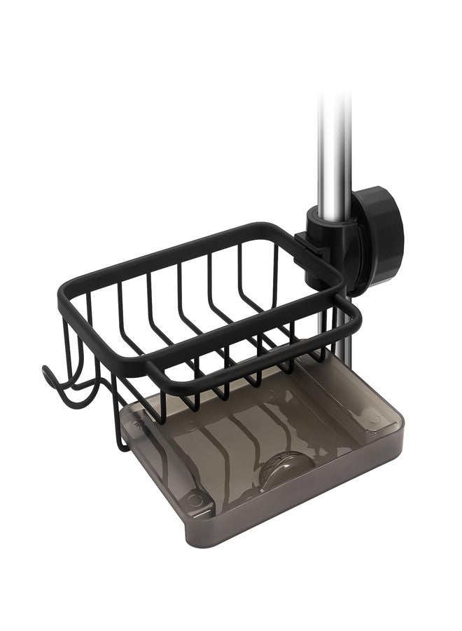 Hooshion Kitchen Sink Faucet Organizer, Over Faucet Sink Rack Organizer, Kitchen Sponge Holder for Sink, Kitchen Sink Faucet Storage Rack, Multifunction Sink Caddy - Image 1