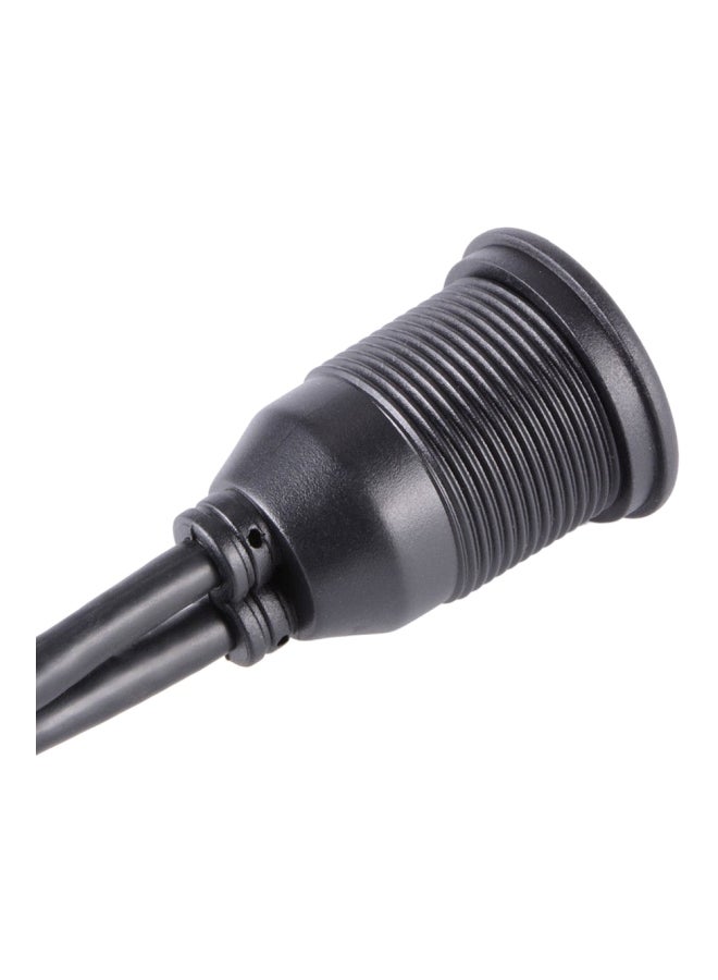 Dual USB Extension Cable Black - Image 4