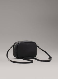Calvin Klein Jeans Women's Crossbody Bag - Faux Leather, Black  - Image 3