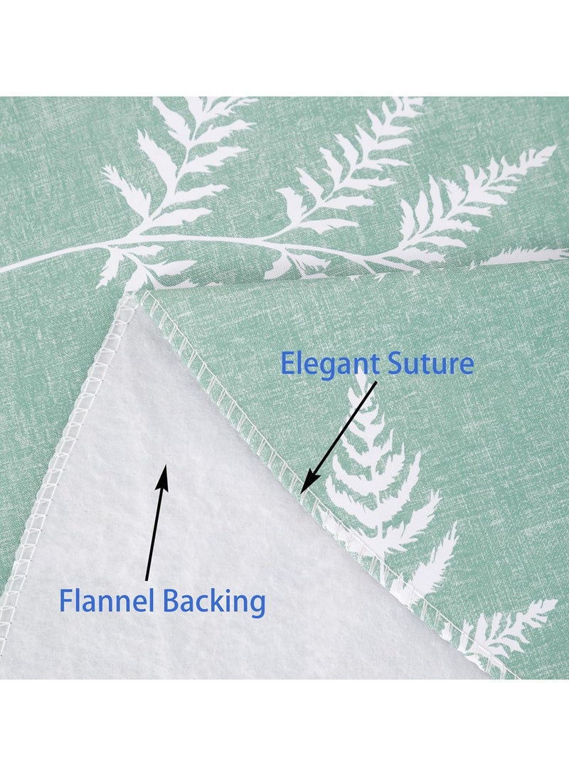 عام مفرش طاولة دائري من الفينيل، مع خلفية من الفانيلا مقاوم للماء والزيت، مفرش طاولة PVC مقاوم للبقع وقابل للمسح (قطر 60 بوصة) - Image 3