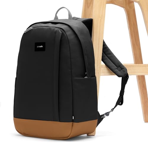 Pacsafe حقيبة ظهر مضادة للسرقة Pacsafe GO 25L، أسود داكن - Image 3