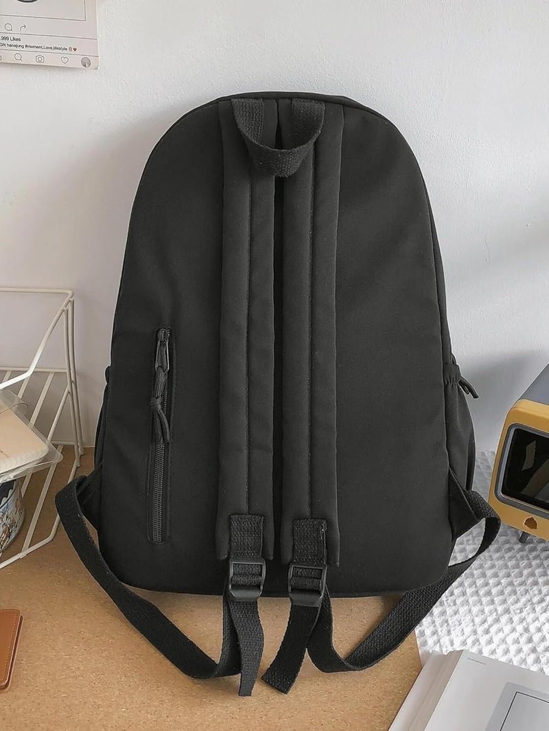 HALFMOON Unisex Anti-Theft College Bag for Girls Boys Men Women | 14 inch, Stylish and Trendy Collage Backpack Bags Man Woman Office use with Anti Theft Pocket & Small Pockets Inside - Image 4