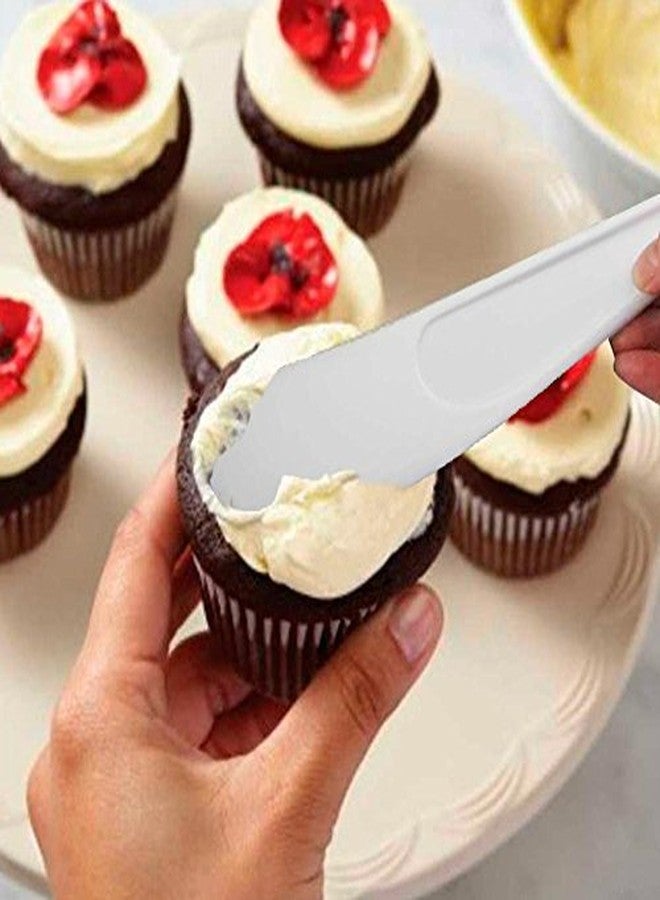 Chef Craft Set of 3 Viennese Spatula for Spreading, Smoothing, Lifting, Folding, Scraping - Image 2
