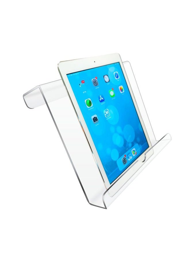 Qsxou Treadmill Tablet Holder, Exercise Bike Reading Stand,Acrylic Book Holder, Clear Acrylic Stand for Tablet, Magazines and Books（8.5 x 9.5 x 3.3 Inches） - Image 1