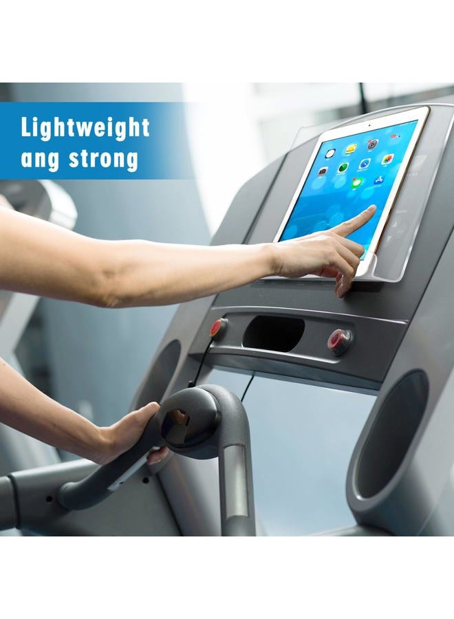 Qsxou Treadmill Tablet Holder, Exercise Bike Reading Stand,Acrylic Book Holder, Clear Acrylic Stand for Tablet, Magazines and Books（8.5 x 9.5 x 3.3 Inches） - Image 5
