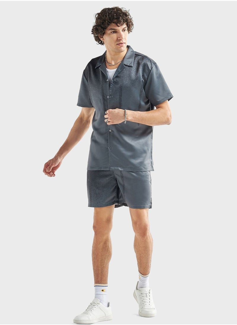 FAV Textured Regular Fit Shirt  - Image 4