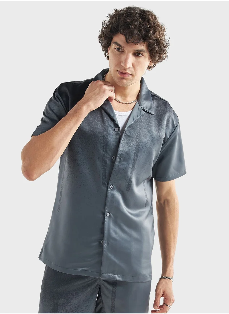 FAV Textured Regular Fit Shirt