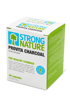 ProVita PROVITA STRONG NATURE ACTIVATED CHARCOAL 250 MG 60 CAPSULES  - Image 1