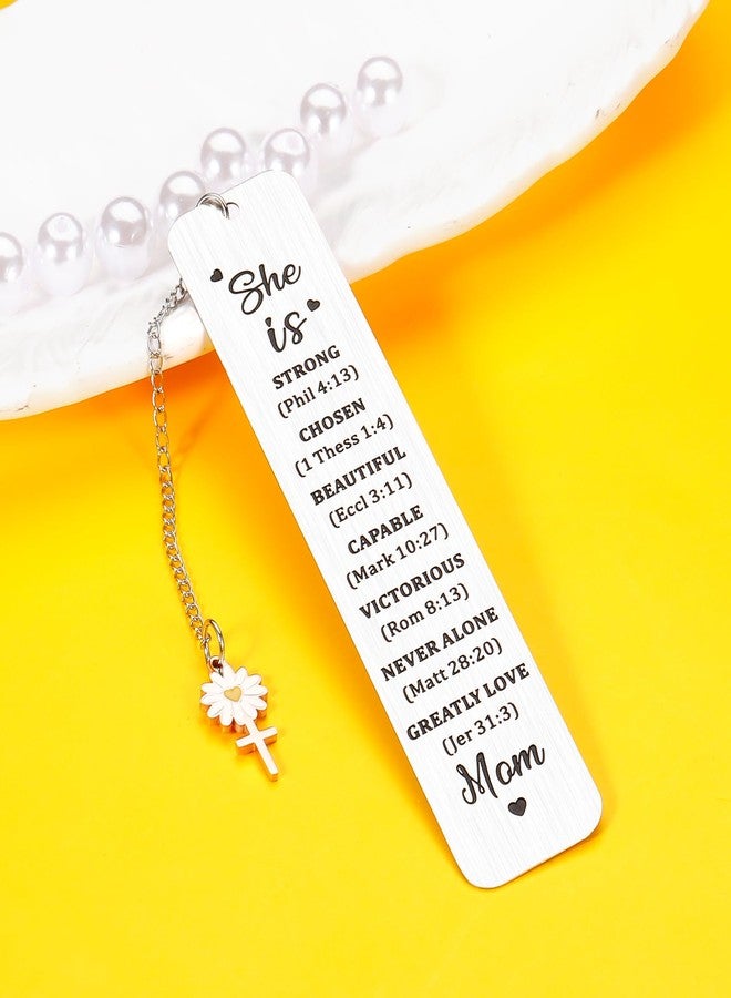 TI-EDC Gifts for Mom from Daughter Son Birthday Bible Bookmark for Women Mothers Day Valentines Christmas Gifts for Mother Mommy Mom to Be Bonus Mom Grandma from Teens Kids Book Lovers Sentimental Gift Idea - Image 4