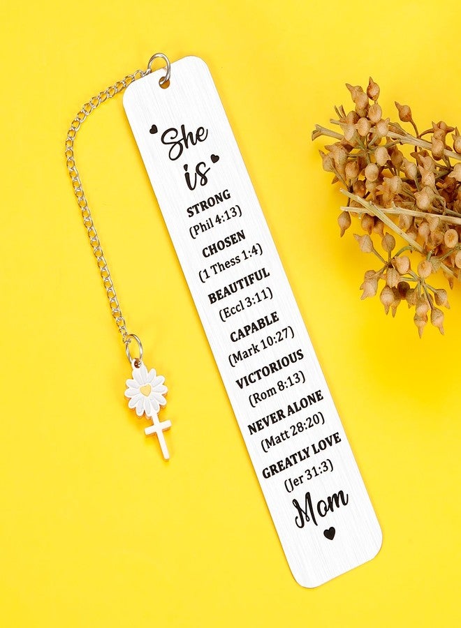 TI-EDC Gifts for Mom from Daughter Son Birthday Bible Bookmark for Women Mothers Day Valentines Christmas Gifts for Mother Mommy Mom to Be Bonus Mom Grandma from Teens Kids Book Lovers Sentimental Gift Idea - Image 2