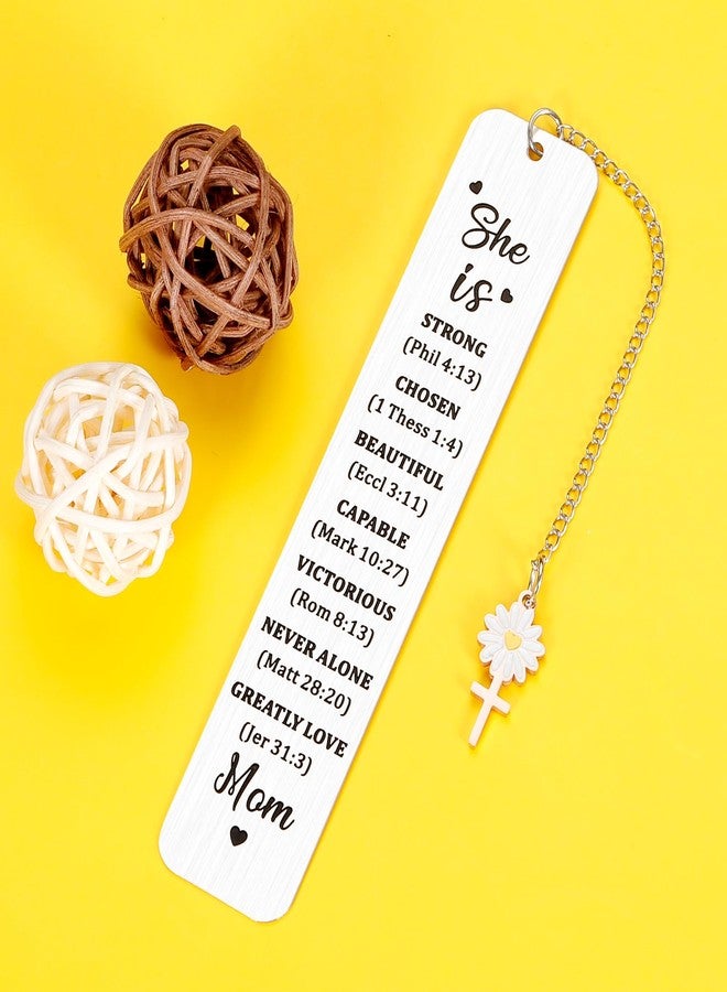 TI-EDC Gifts for Mom from Daughter Son Birthday Bible Bookmark for Women Mothers Day Valentines Christmas Gifts for Mother Mommy Mom to Be Bonus Mom Grandma from Teens Kids Book Lovers Sentimental Gift Idea - Image 5