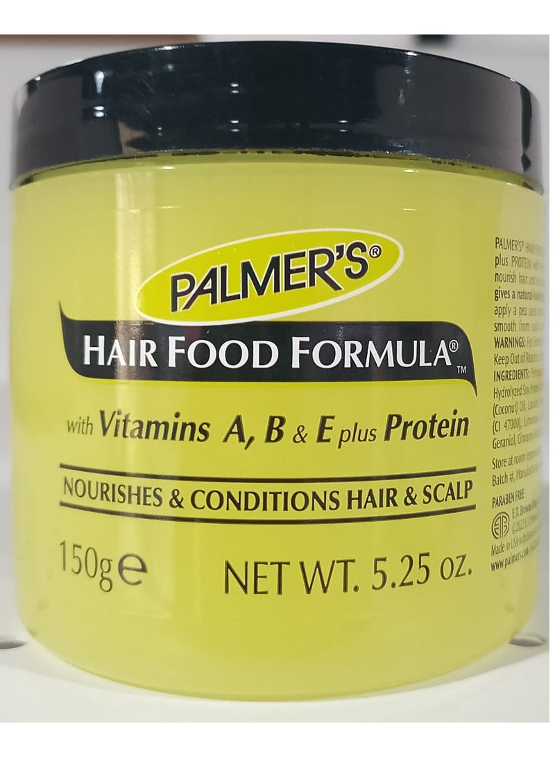 PALMER'S Hair Food Formula With Vitamins plus Protein for Nourishes, Conditions hair and Scalp 150gm  - Image 1