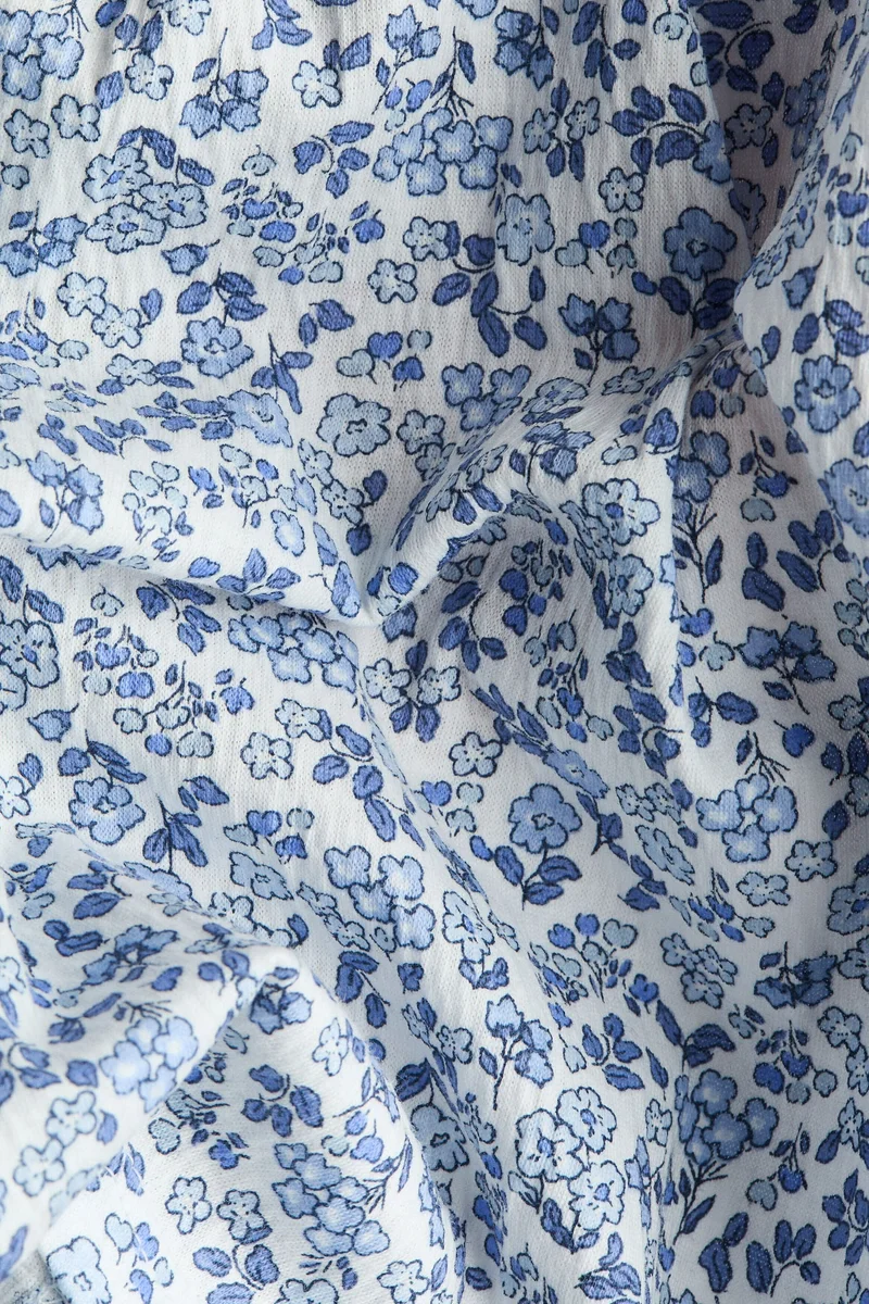 H&M Flutter-sleeved cotton dress