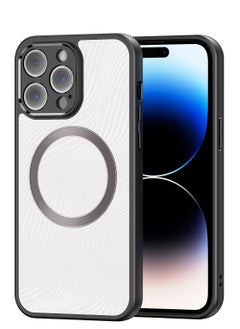 DUX DUCIS DUX DUCIS Aimo Cover for the iPhone 14 Pro mobile phone, compatible with MagSafe, a slim, transparent matte cover made of TPU, polycarbonate, polypropylene, silicone - black  - Image 1