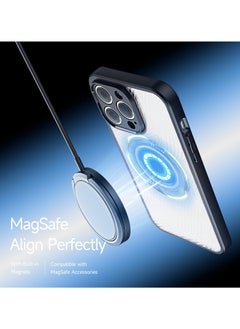 DUX DUCIS DUX DUCIS Aimo Cover for the iPhone 14 Pro mobile phone, compatible with MagSafe, a slim, transparent matte cover made of TPU, polycarbonate, polypropylene, silicone - black  - Image 2